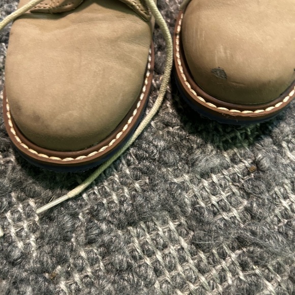 Tan Lace-Up Oxford Shoes Little Boys 11.5 - Picture 2 of 5